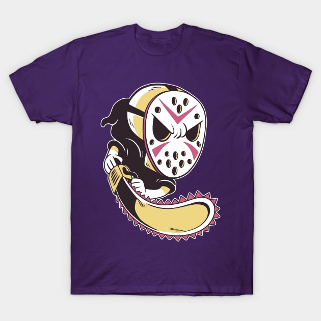 Grim Reaper Hockey Mask T-Shirt by Safdesignx